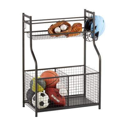 China Detachable Toy Sports RUIMEIXIN Custom Logo Storage Rack Toy Display Rack Sporting Equipment Heavy Duty Metal Storage Rack for sale