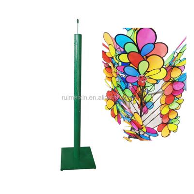 China Floor spinner china maker display stand for toy sun, windmill wind spinner and rainbow whirl sun for sale