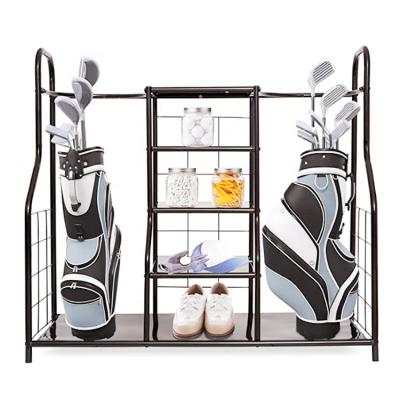 China Golf Bag Organizer RUIMEI Golf Bag Rack Sports Accessories Equipment Golf Storage Organizer Golf Bag Storage Rack for sale