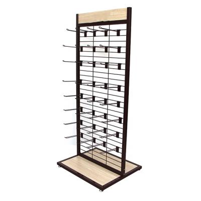 China RUIMEIXIN Retail Store's Sanda Shoe Rack Display Slipper Stand With Hooks Show Rack Shoes for sale