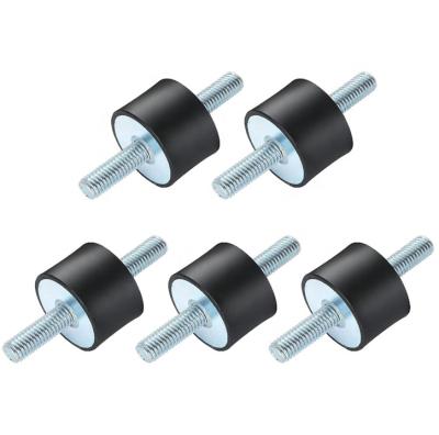 China Easy to install M8 Rubber Isolator Mounts Rubber Shock Absorber Anti Vibration Mount Silentblock Mount Rubber Studs for Air Compressors Pump Car for sale