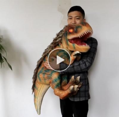 China Outdoor playground simulation dinosaur hand baby puppet for sale for sale