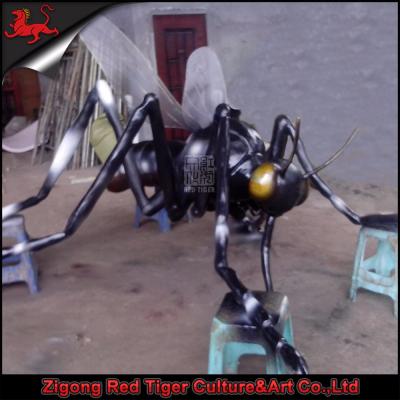 China Outdoor Playground Theme Park Giant Animated Animal And Insect Robot Model For Sale for sale