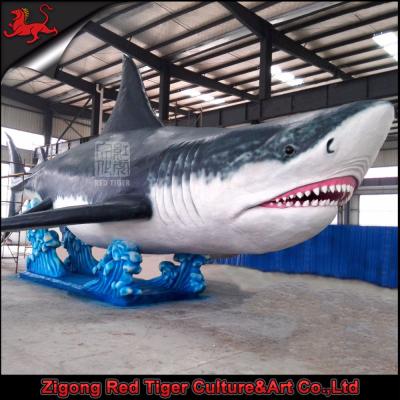 China Theme Park Outdoor Red Big Size Tiger Playground Artificial Sea Animals For Sale for sale