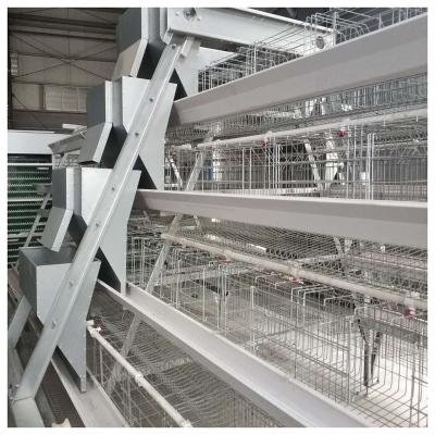 China Durable A Frame Battery Cage For Poultry With Automatic System Layers Required Poultry Farm Equipment for sale