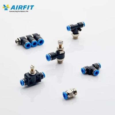 China High Quality Plastic Hotels AIRFIT One Touch Air Boost Fitting G-Wire Pneumatic Fittings for sale