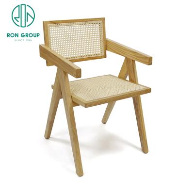 China Modern Comfortable European Style Chair Recreation Club Lounge Dining Chairs French Rattan Chairs 2021 New Product for sale