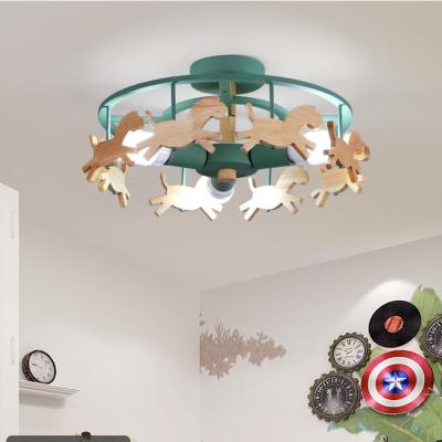 China Creative Super Designed Children Outdoor Mounted Geovancy Log Planes Kids Bedroom Or Kindergarten Room Light for sale