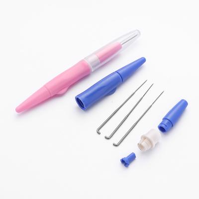 China High Quality Wool Felt Pen Wool Felting Poke Fun JP Diy Needle Felting Tool Wool Felting Poke Set Wool Felt Needle Tools 3 Needle Embroidery Punch Needle Pen for sale