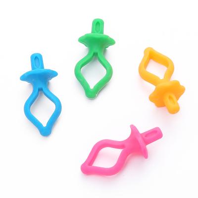 China Household JP Silicone Bobbin Holders Storage Bobbins On Top of Wire Coils Fixing Bobbin Clip Anti-wire Head Drop for sale