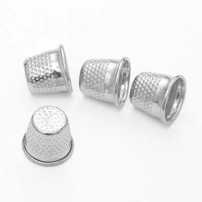 China Hand Sewing JP Tools Cap High Quality Sewing Aluminum Metallic Thimble For Professional Protect Fingers for sale