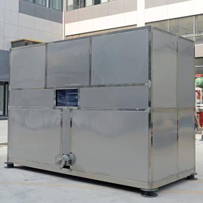 China 20.09KW Compressor Power Ice Machine for Commercial and Industrial 5 Tons 5000kg Big Ice Cube Block Maker for sale