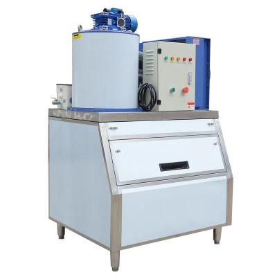 China Automatic 1000kg 1 Ton Flake Ice Block Makers for Business Dimensions of M.unit 1360x800x890 mm for sale