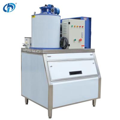 China Automatic 1.5ton 1500kg Big Block Flake Ice Machine for Business Drink Other name ice maker machine for sale