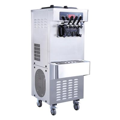 China Commercial Ice Cream Machine 3 Flavor Automatic Professional Soft Serve Ice Cream Maker for Business Yogurt Ice Cream Making for sale