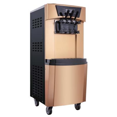 China High Productivity 22-30L/H 3 Flavors Soft Serve Ice Cream Machine for Commercial Catering in Pakistan Icecream Making for sale