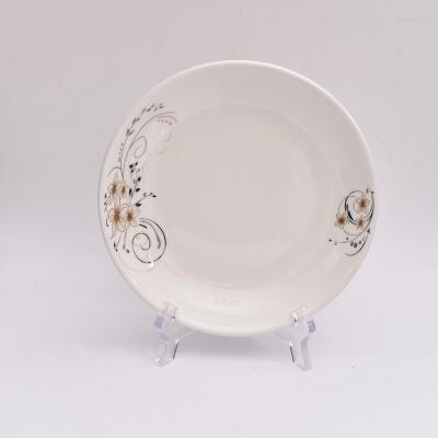 China Custom Cheap Wholesale Prices Viable Porcelain Dinner Dishes Sets Dinnerware For Hotel And Restaurant for sale