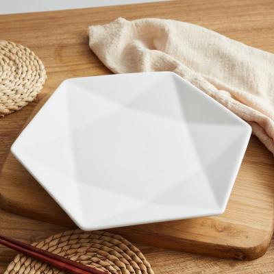 China Sustainable Customizable Different Kinds Of Strong Dinner Plate Porcelain Plate Ceramic Shape Dish For Hotel And Restaurant for sale