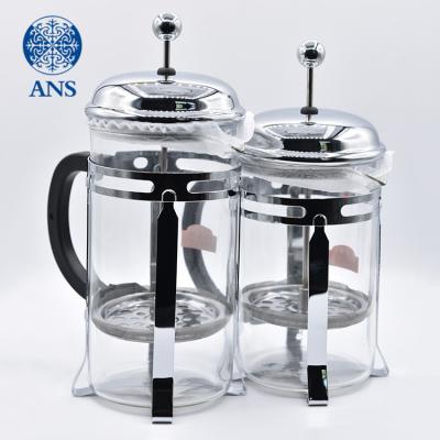 China Sustainable Cold Brew Iced Tea Maker Stainless Steel Coffee and Coffee Plunger French Press en venta