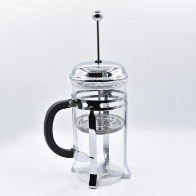 China 350ml 600ml 800ml 1000ml borosilicate glass french press viable heat resistant coffee maker/coffee plunger with infuser en venta