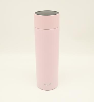 China 99.5% pure titanium material PORTABLE double wall thermos vacuum flask with temperature display à venda