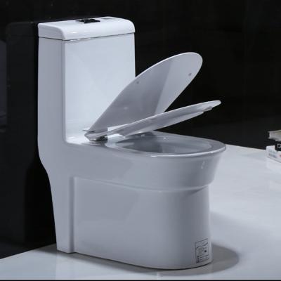 China Double-Flow China Supplier High Grade Design Toilet Set Decoration One Piece Bowl Toilet for sale