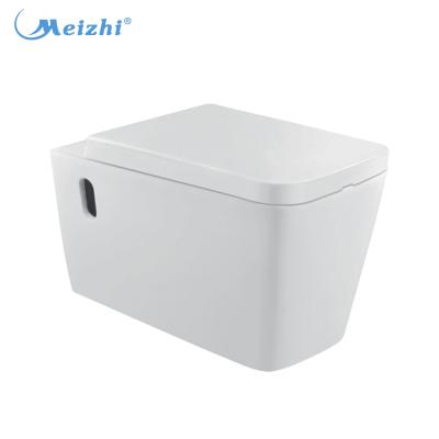 China Double-Flux Ceramic Wall Hung Toilet Sanitary Ware Branded for sale