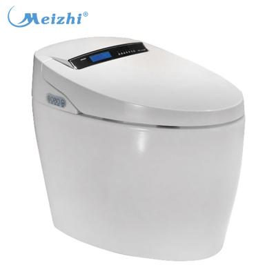 China Double-flow Hotel Modern Automatic Toilet System Flushing Water Saving Smart Toilet for sale