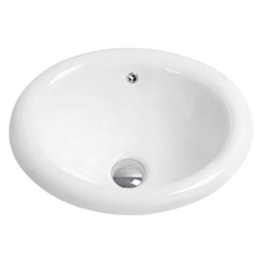 China Modern Ceramic Counter Top Round Circular Bathroom Sink for sale