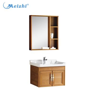 China Waterproof Bathroom Cabinet Antique Furniture Aluminum Modern Wash Basin Cabinet for sale