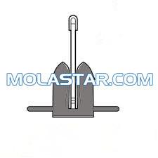 China Different Size Stainless Steel Ship Molastar Moorefast Anchor Offshore Anchor  Easy Handling Steel Anchor For Marine for sale