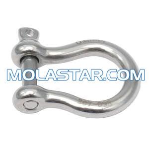 China Bolt Type Safety Anchor Shackle Stainless Steel Shackle High Quality Marine Anchor Chain Shackle For Ship for sale