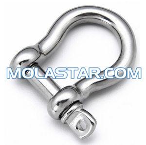 China Marine Shackle Safety Bolt Type Anchor Shackle MLG 344 High Strength High Quality Anchor Chian Shackles Steel Shackles for sale