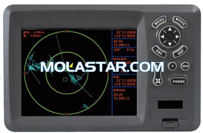 China Trazador marino de la carta de la pantalla LED de la pulgada AIS GPS de Molastar 5,6 en venta