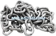 China Molastar modificó la cadena de ancla para requisitos particulares marina media galvanizada de amarre de la cadena de vínculo del ancla en venta