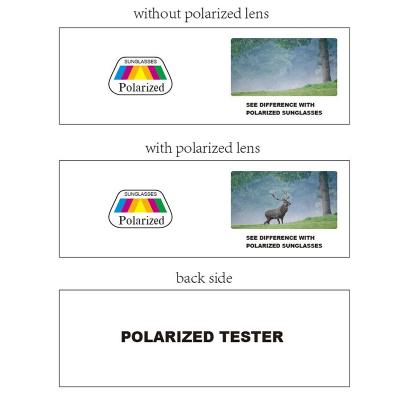 China Fashoin wholesale polarized sunglasses test card for sale