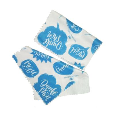 China Viable New Arrival Custom Eyeglass Jewelry Microfiber Cleaning Cloths, Silver Polishing Cloth With Logo for sale