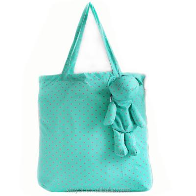 China Cute Handled Polyester Shopping Bag for sale