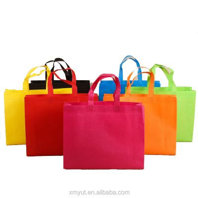 China Non Woven Customized Recyclable Bag Non Woven Shopping Bag Tote Handle Hand Length Handle Customized Color Recyclable Yu-touch NO-007 for sale