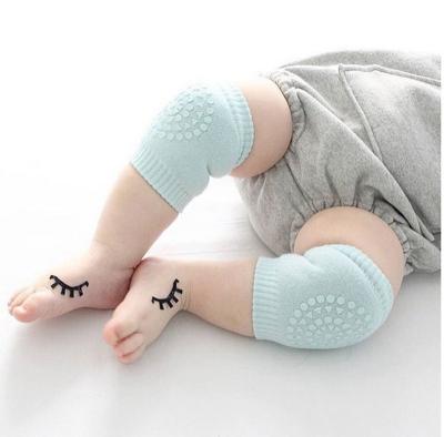 China Soft Baby Cotton Knee Pads Infants Gaiters Warmers Support Protector Kids Glue Point Non-Slip Crawling Knee Pads for sale