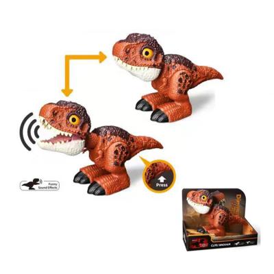 China Battery Operated Toy MUSIC AND SOUND Carryover DINOSAUR TOY WITH ELETRONIC DISPLAY BOX SIMULATION DINOSAUR TOY for sale