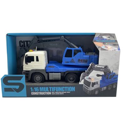 China BEST SELLING 1:16 SCALE SCRUB RUNNING MUSIC AND FUNCTION LIGHTWEIGHT CONSTRUCTION CAR for sale