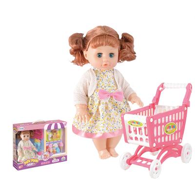 China DOLL TOYS MOST PRODUCT DRINKING AND PEETING 14INCH BABY - DOLL WITH 12 HEALTHY IC AND FOOD SET for sale