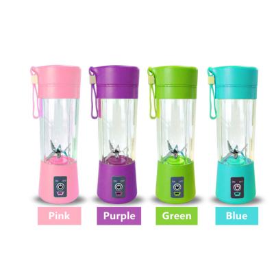 China High Efficiency Electric Portable Blenders Juice Cup Kitchen Blender Machine Usb Blender 6 Blades 1800mAh USB Rechargeable Juicer for sale