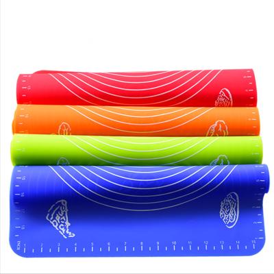 China Viable Dough Mat Silicone Baking Mat Pizza Kneading Kneading Kitchen Cooking Instruments Bakeware Dough Kneading Pad for sale