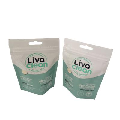 China Wholesale Price Flaw Moisture Proof Facial Cleansing Patches Make Up Clean Three Sides Sealed Packing for sale