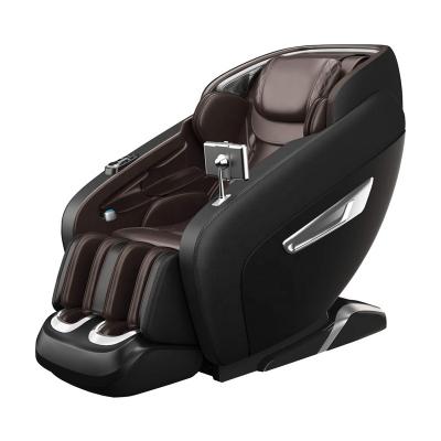 China 2022 Weightless System 2022 Voice AI Negative Optional Electric Ion 3D Weightlessness Shiatsu Kneading Head Body Full Foot Massage Chair for sale