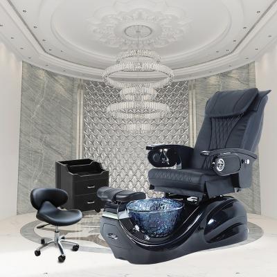 China Modern Luxury Modern Furniture Supplier Hot Tub Pipeless Whirlpool Beauty Kangmei Beauty Salon Nail Salon Furniture Supplier Electric Manicure Pedicure Chair for sale