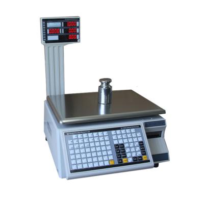 China 2021 electronic scale label printing barcode printing scale receipt printing scale 52*52*24(cm) for sale