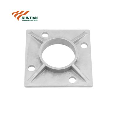 China Modern Decorative Modern Fence Barrier Post Base Plate for Clamp Cover for sale